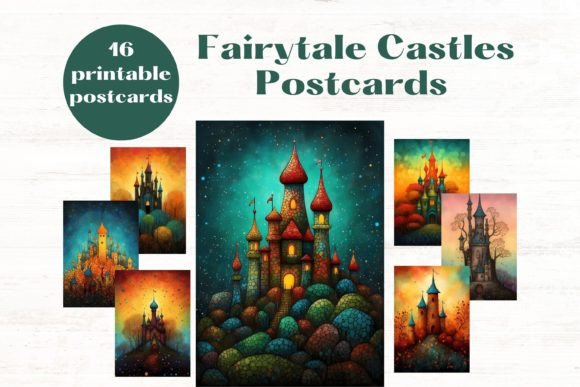 Download Fairytale Castle 5x7 Postcard Set - Premium Resources